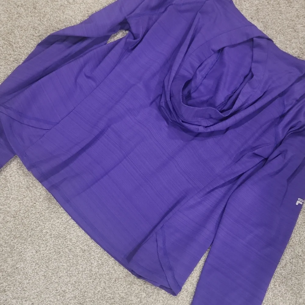 Fila Women's Purple Long Sleeve Sweatshirt - Picture 6 of 8